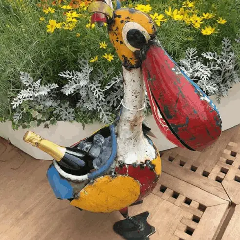 Pete The Pelican Drinks Tub