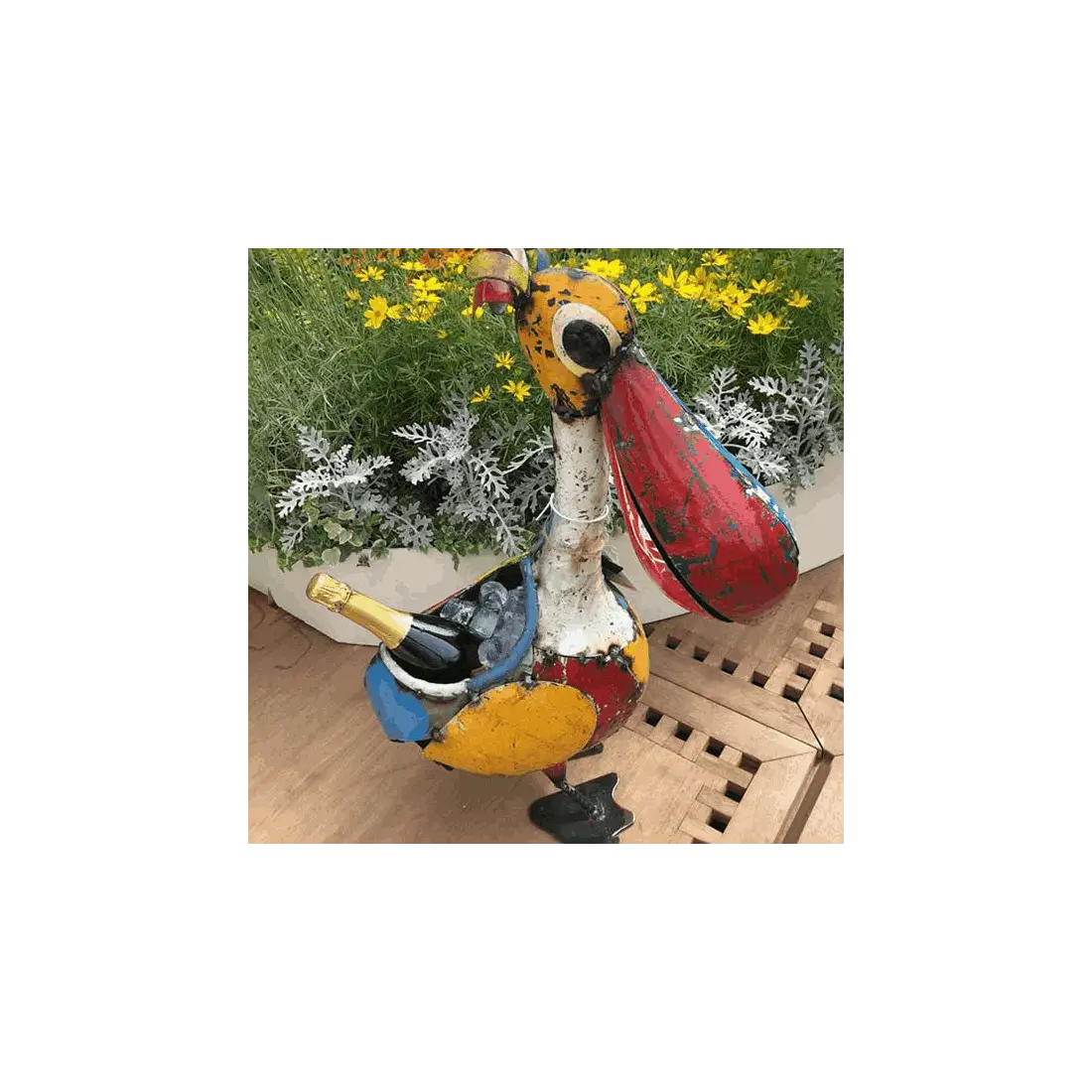 Pete The Pelican Drinks Tub
