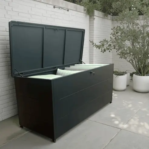Anthracite Cushion Storage Box Anthracite Cushion Storage Box