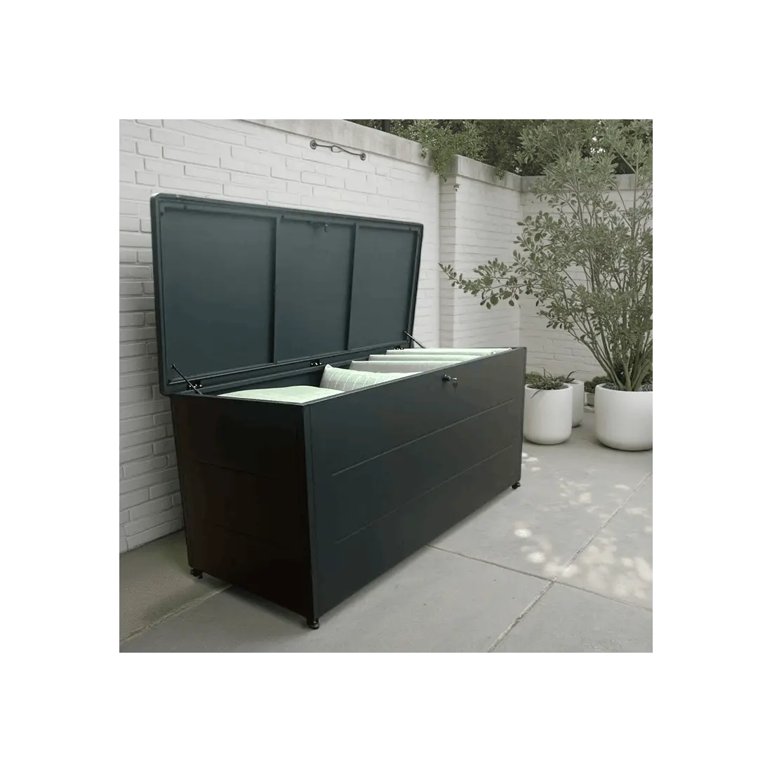 Anthracite Cushion Storage Box Anthracite Cushion Storage Box