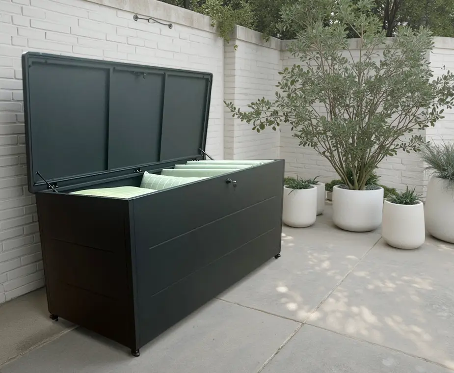 Anthracite Cushion Storage Box