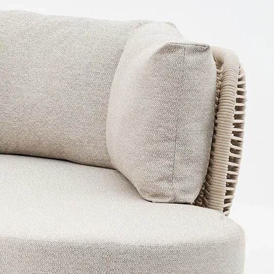 Sicily Rope Curve Corner Sofa Set