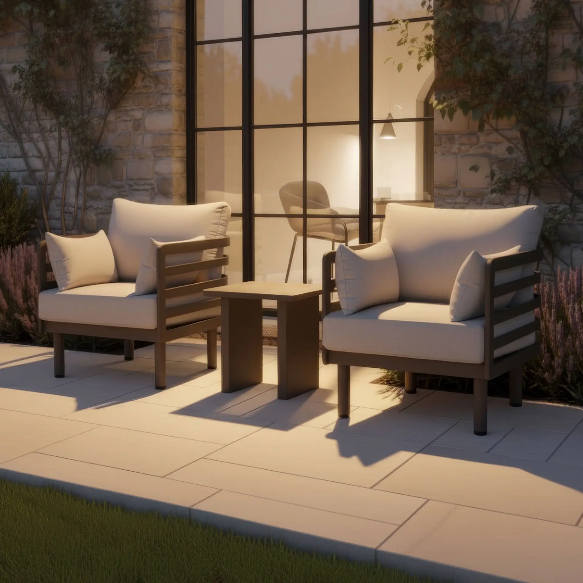 Metro Aluminium Garden Lounge Set