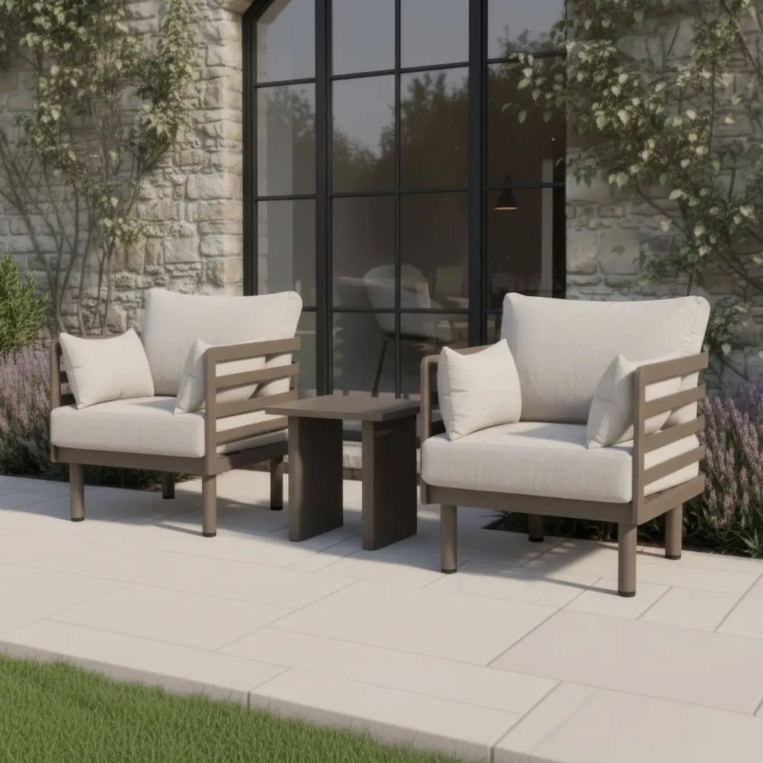 Metro Aluminium Garden Lounge Set Metro Aluminium Garden Lounge Set