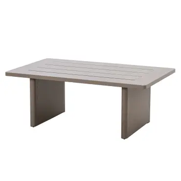 Metro Aluminium 3 Seat Sofa Coffee Table Set