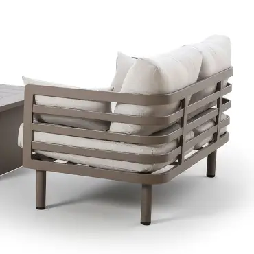 Metro Aluminium 2 Seat Sofa Set