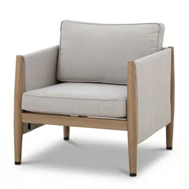 Burford 3 Seat Aluminium Sofa Rising Table Set