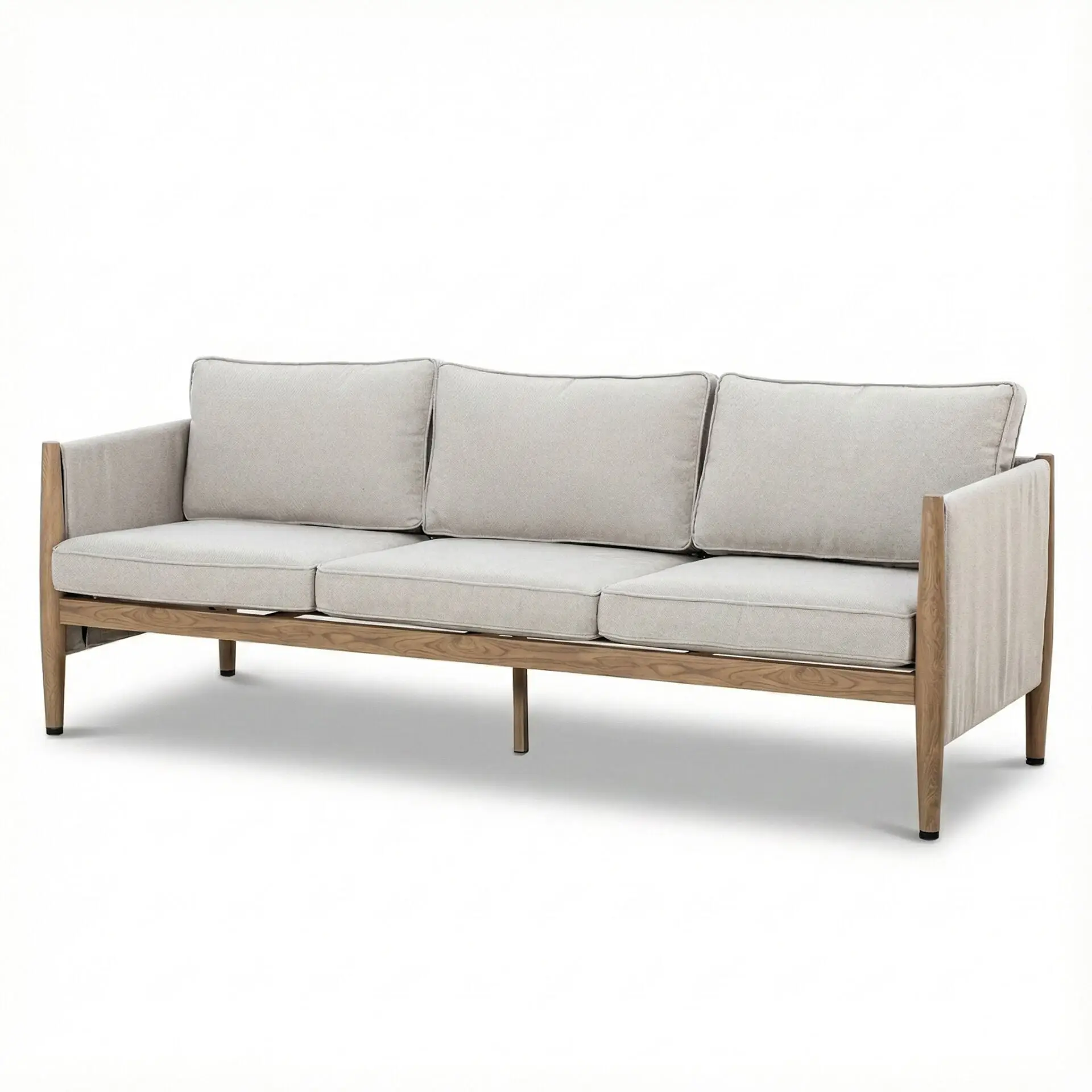 Burford 3 Seat Aluminium Sofa Rising Table Set