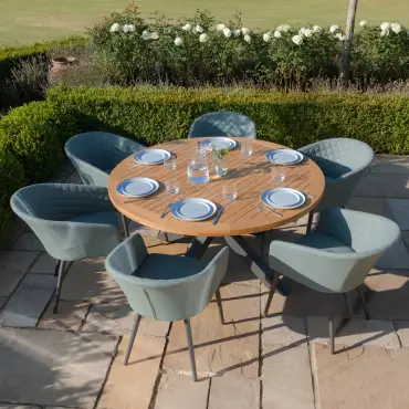 Ambition 6 Seat Round Jakarta Dining Set