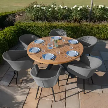 Ambition 6 Seat Round Jakarta Dining Set