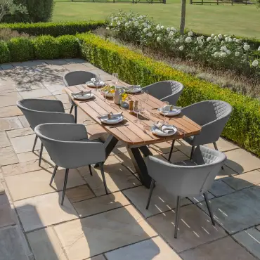 Ambition 6 Seat Oval Jakarta Dining Set