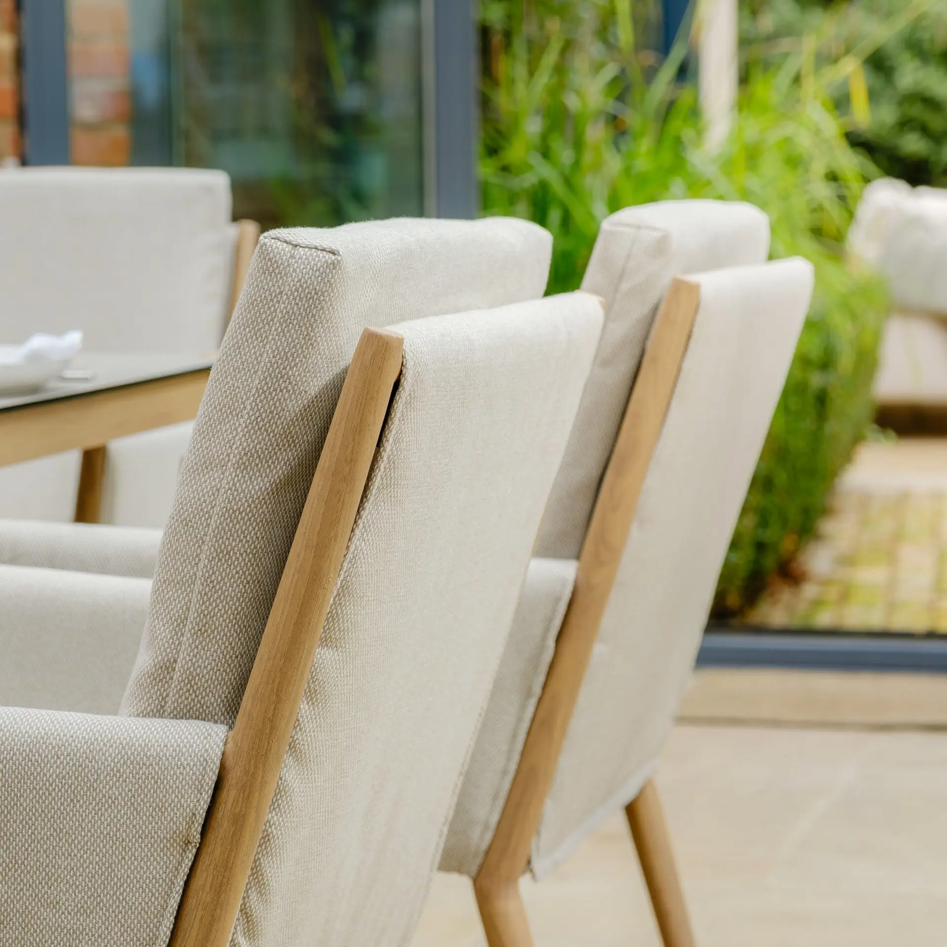 Burford 6 Seat Aluminium Rectangular Dining Set