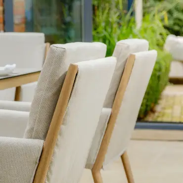 Burford 8 Seat Aluminium Square Dining Set