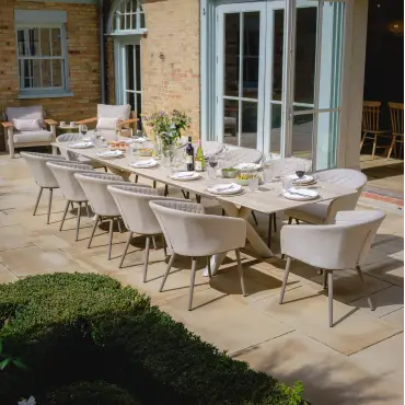 Ambition 8-12 Seat Maxim Extending Dining Set