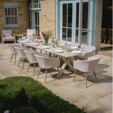 Ambition 8-12 Seat Maxim Extending Dining Set