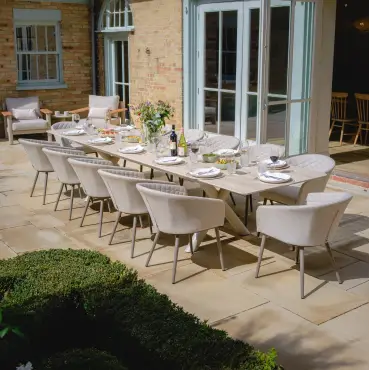 Ambition 8-12 Seat Maxim Extending Dining Set