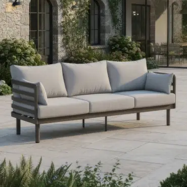 Metro Aluminium 3 Seat Sofa