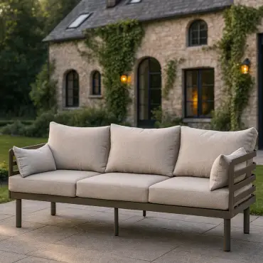 Metro Aluminium 3 Seat Sofa