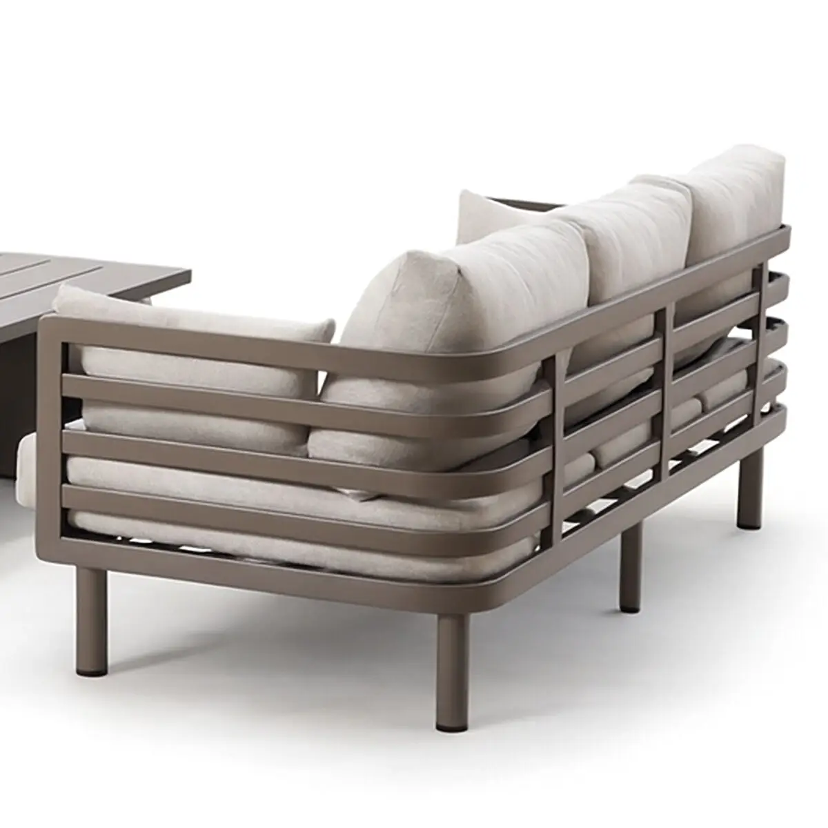 Metro Aluminium 3 Seat Sofa