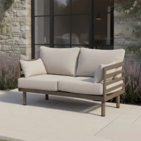 Metro Aluminium 2 Seat Sofa Metro Aluminium 2 Seat Sofa