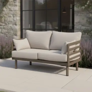 Metro Aluminium 2 Seat Sofa