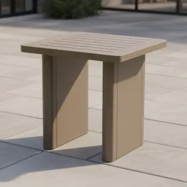Metro Aluminium Square Side Table