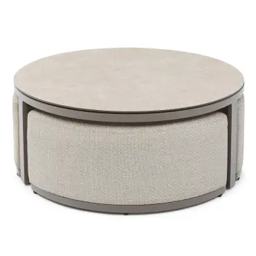 Ibiza Medium Corner Sofa Set round coffee table
