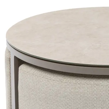 Ibiza Medium Corner Sofa Set round coffee table