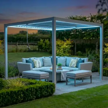 Como Pergola 3m x 3m LED Frame