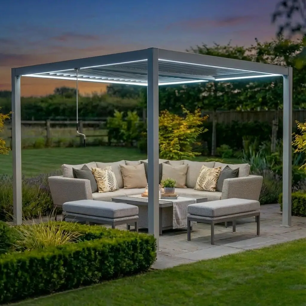 Como Pergola 3m x 3m LED Frame