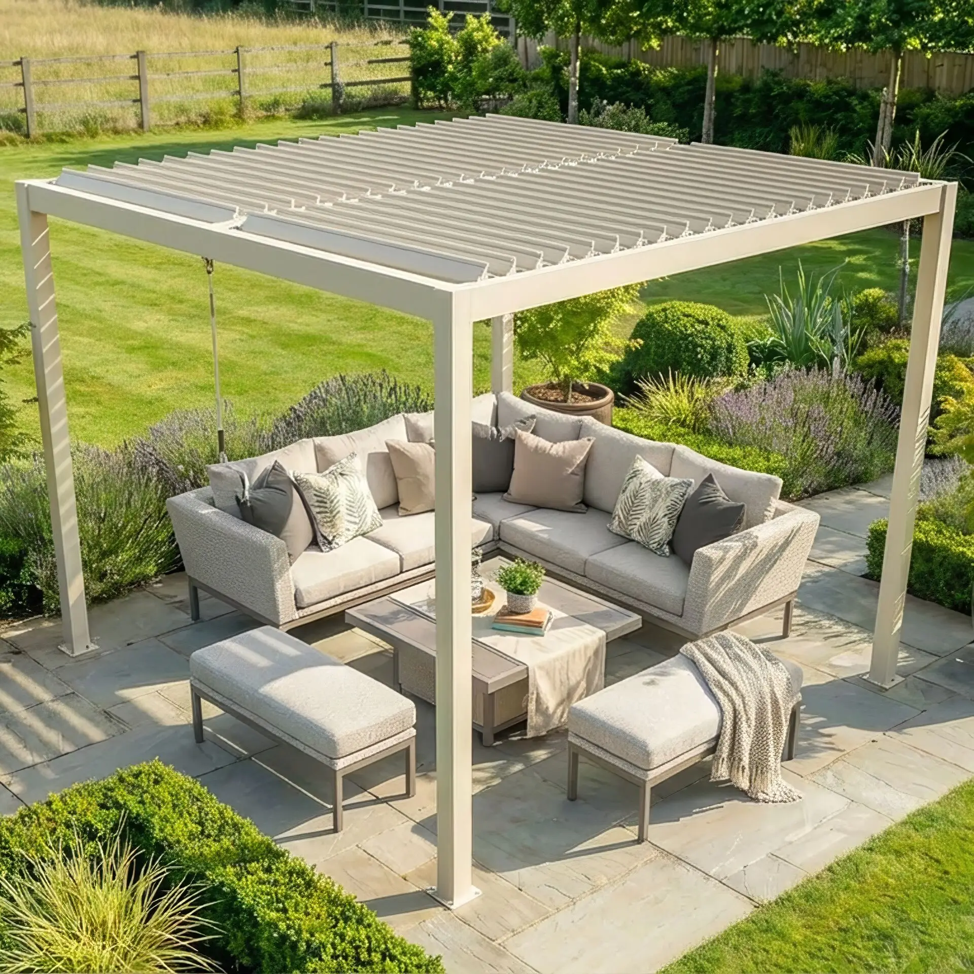 Como Pergola 3m x 3m LED Frame