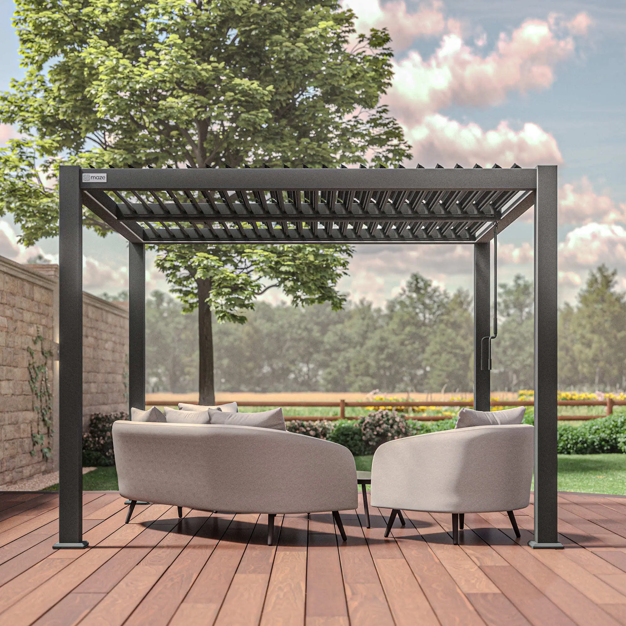Como Pergola 3m x 3m LED Frame