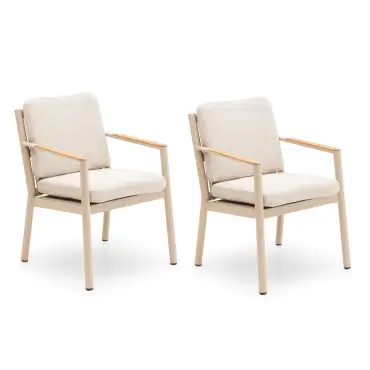 Pair of Sicily Rope Weave Dining Chairs