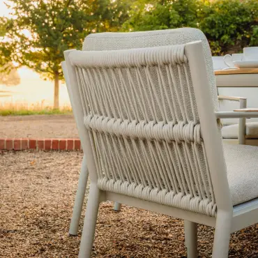 Pair of Sicily Rope Weave Dining Chairs