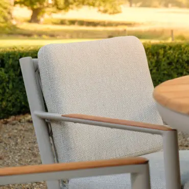 Sicily Rope Weave 6 Seat Round Dining Set