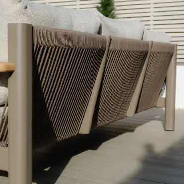 Sicily Rope Weave 3 Seat Sofa