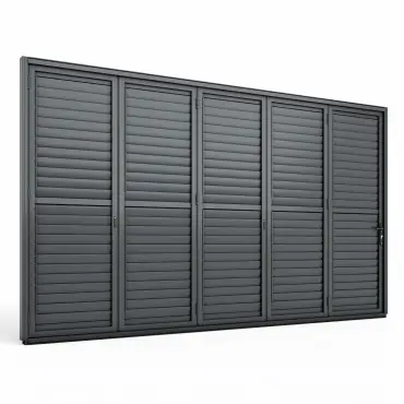 Eden Pergola Bi Folding Louvre Door - 4m