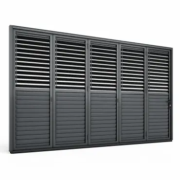 Eden Pergola Bi Folding Louvre Door - 4m