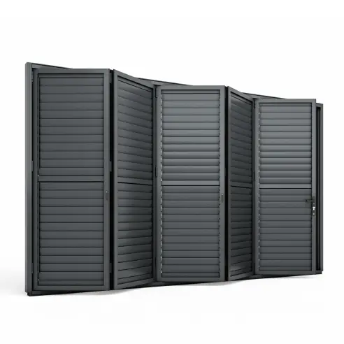 Eden Pergola Bi Folding Louvre Door - 4m