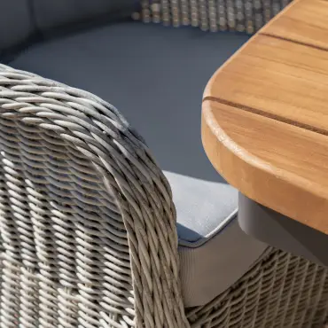 Oxford 6 Seat Oval Jakarta Dining Set