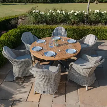 Oxford 6 Seat Round  Jakarta Dining Set