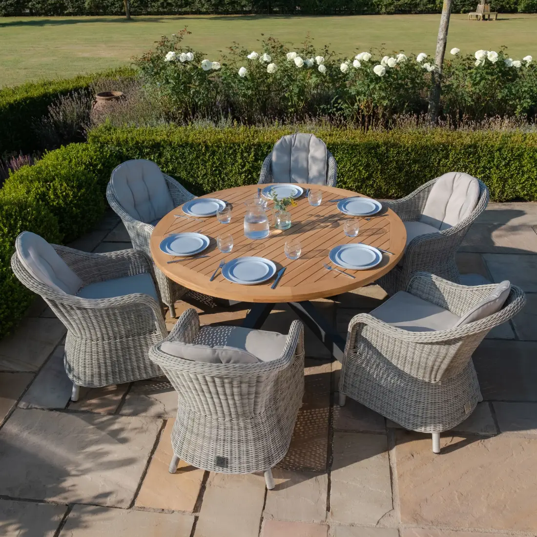 Oxford 6 Seat Round  Jakarta Dining Set