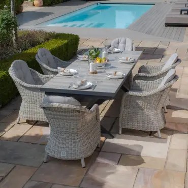 Oxford 6 -10 Seat Vienna Extending  Dining Set