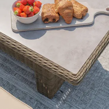 Winchester Deluxe Large Corner Dining Set - With Rising Table & Armchair