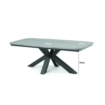 Monaco 8 Seat Jakarta Teak Oval Dining Set