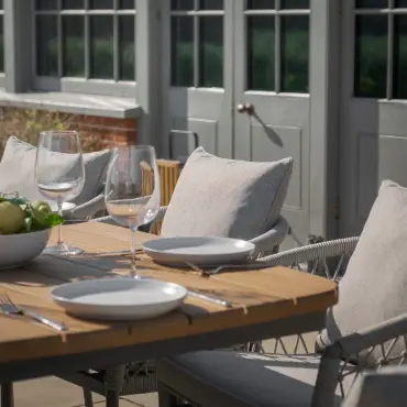 Monaco 8 Seat Jakarta Teak Oval Dining Set