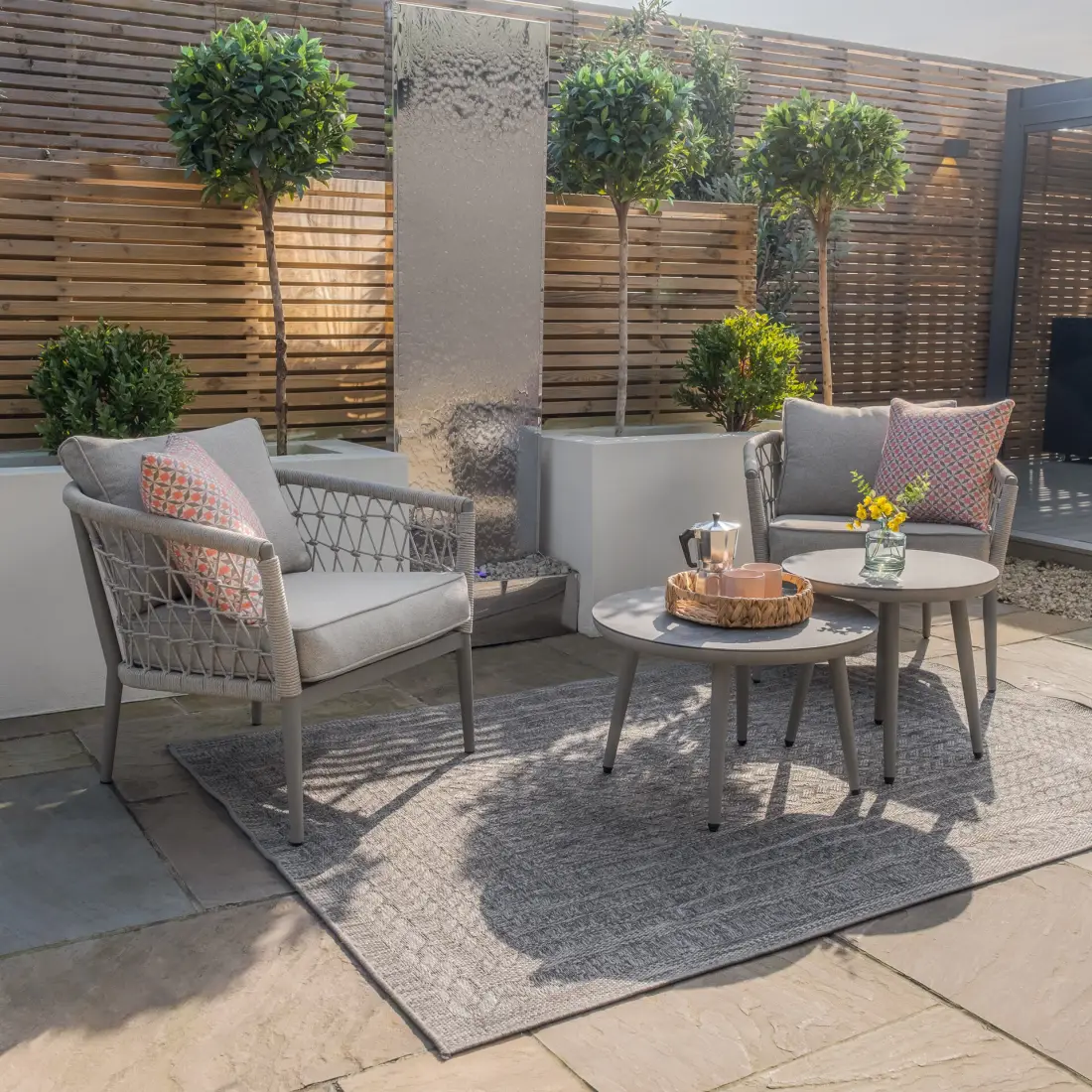 Monaco Rope Weave Lounge Set