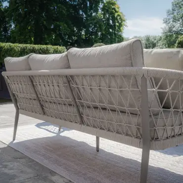Monaco Rope Weave Small Corner Dining Set