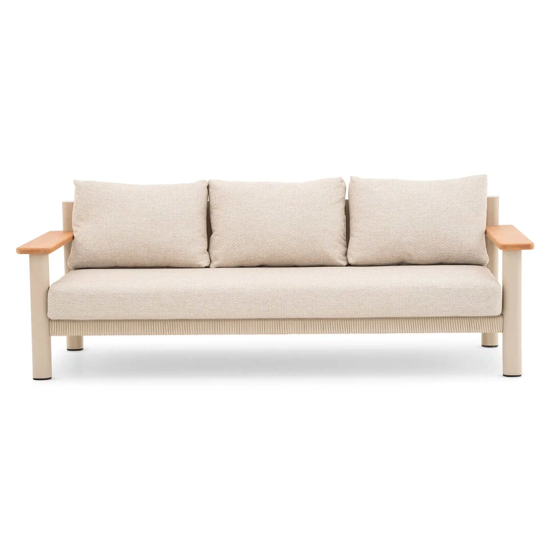 Sicily Rope Weave Sofa Set - Coffee Table & 2x 3 Seat Sofas
