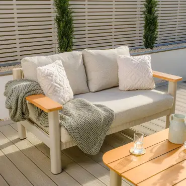 Sicily Rope Weave 2 Seat Sofa Set